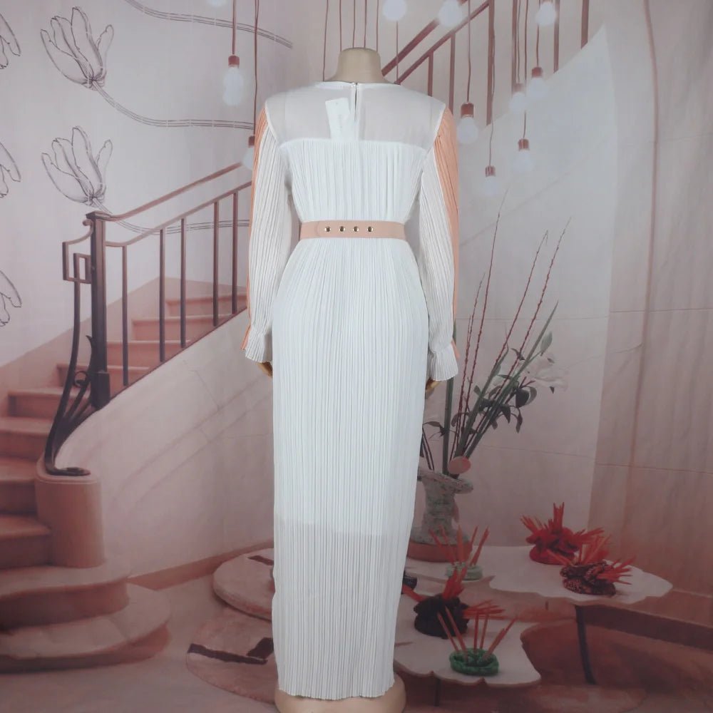 Elegant African Evening Gown for Women – Luxury Rhinestone Party Dress - Free Delivery Worldwide only at Flexi Africa