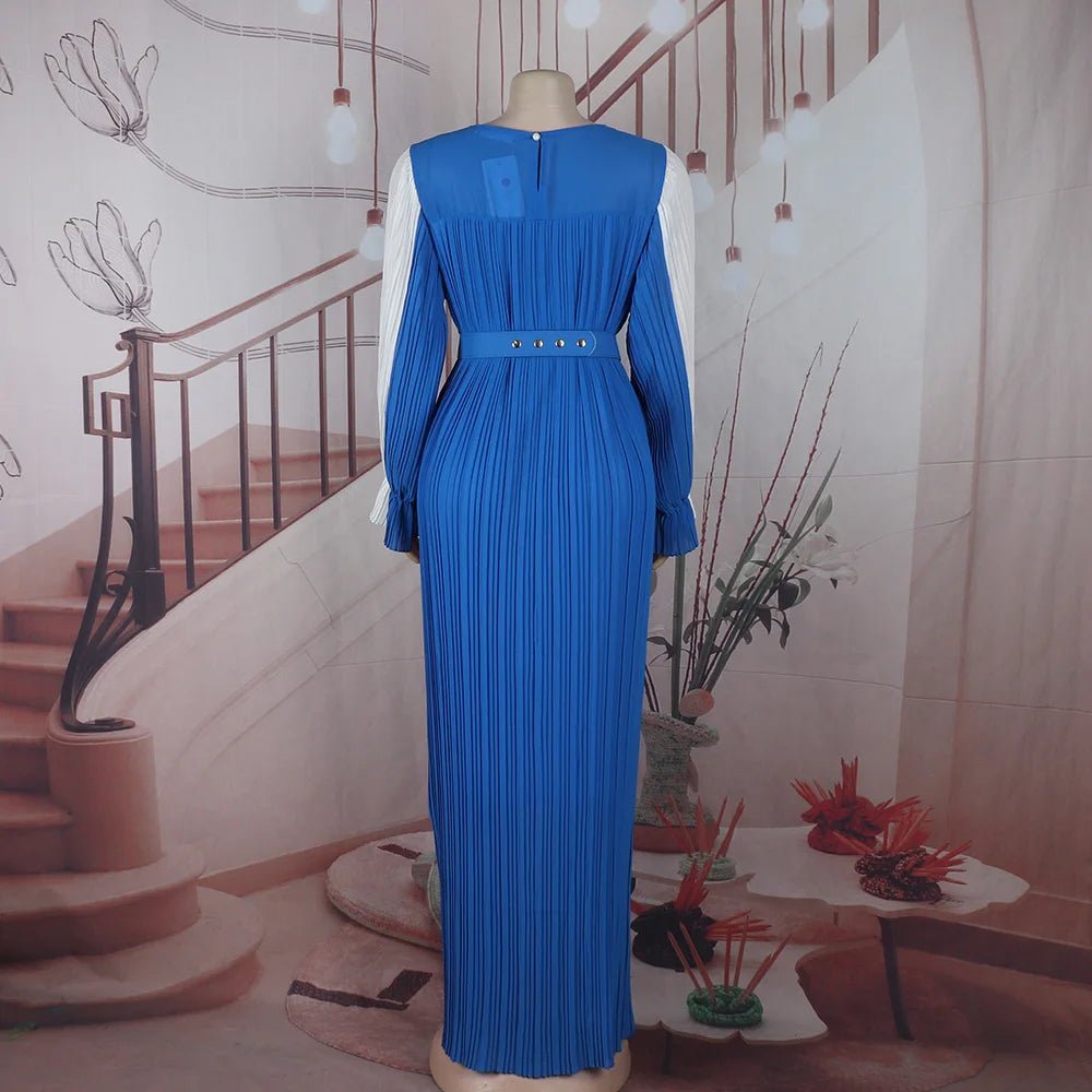 Elegant African Evening Gown for Women – Luxury Rhinestone Party Dress - Free Delivery Worldwide only at Flexi Africa