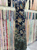 Flower Fabric Nigerian African Fabric for Couture Sewing – Wedding, Evening & Prom Dress - Free Delivery Worldwide