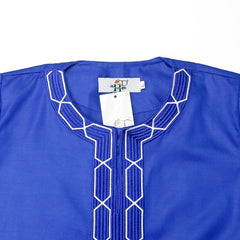 2PC African Outfit Children Dashiki Embroidery Short Sleeve Top Trouser Suit Robe - Free Delivery only at Flexi Africa