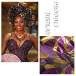 Luxury African Auto Gele Headwrap – High - Quality Wedding & Party Turban for Women - Free Delivery Worldwide only at Flexi Africa