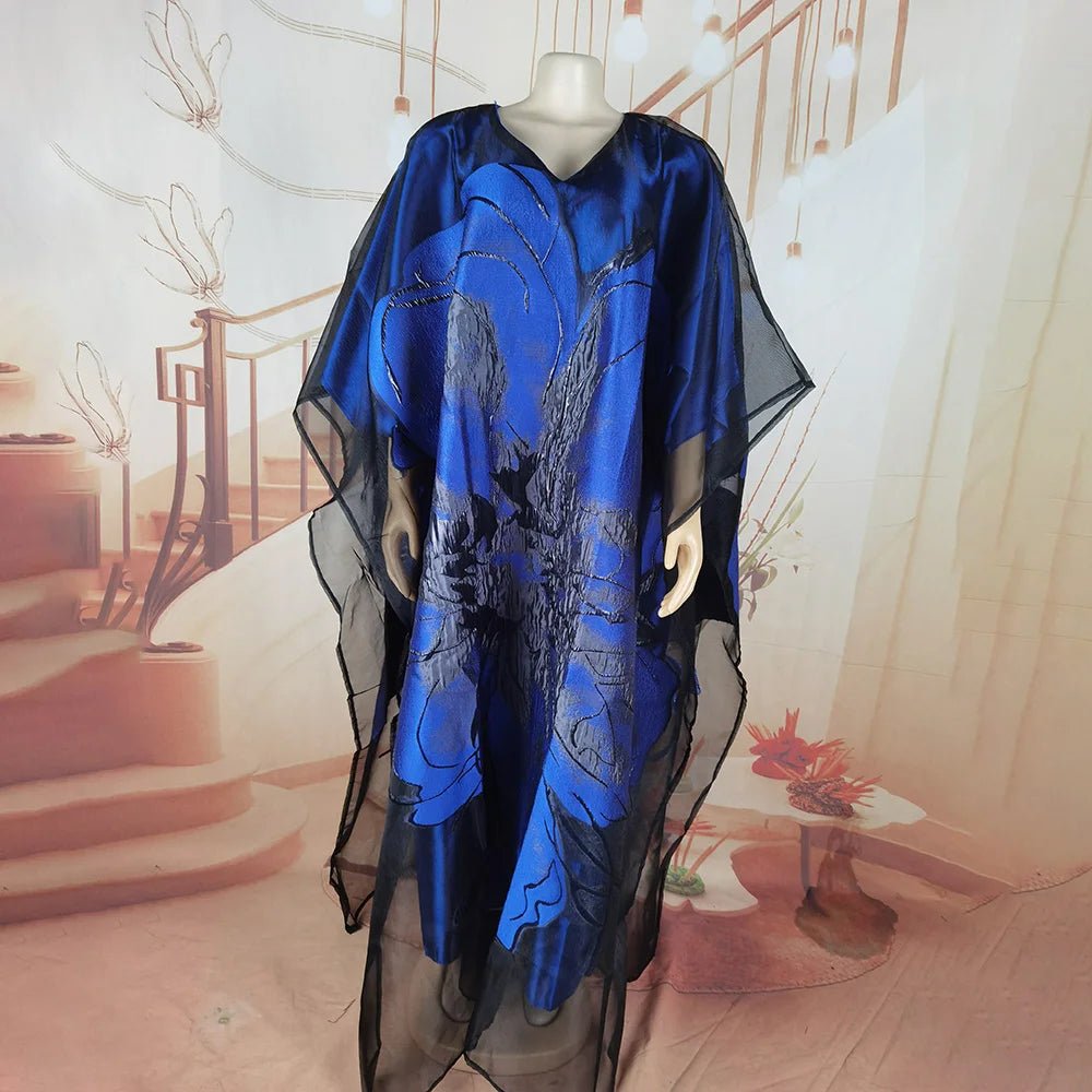 Luxury African Embroidered 2PC Outfit for Women – Elegant Party & Event Wear - Free Delivery Worldwide only at Flexi Africa