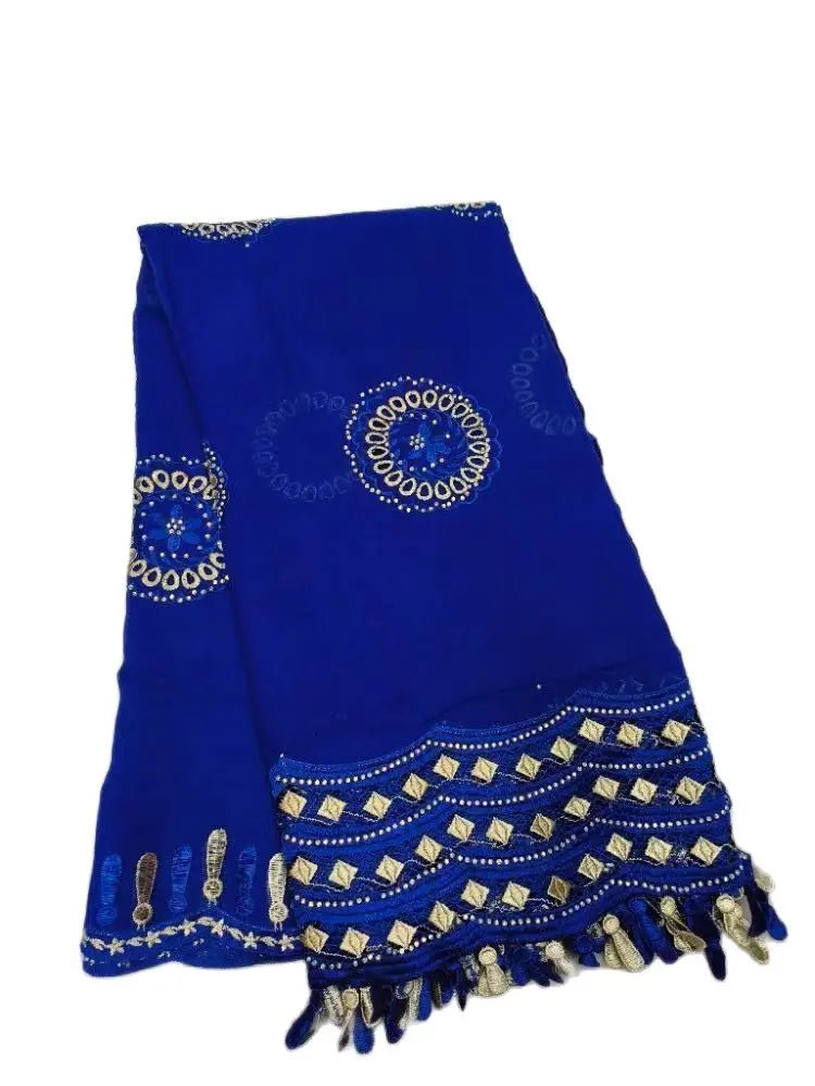 Luxury Cotton African Scarf – Muslim Women’s Hijab Shawl - Free Delivery Worldwide only at Flexi Africa