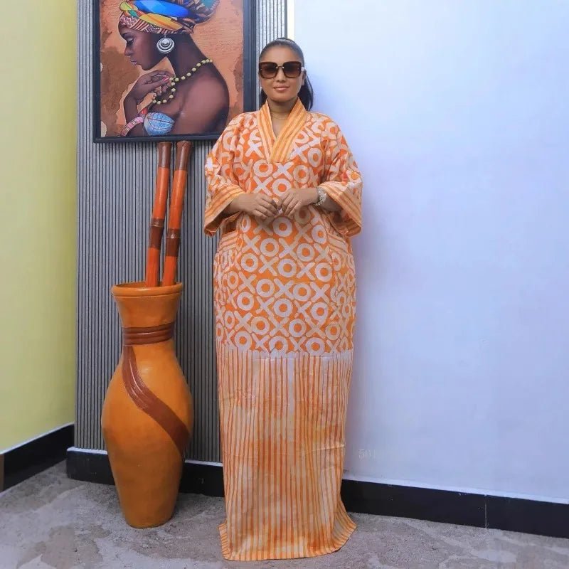 Plus Size African Dresses for Women – Traditional Dashiki Ankara Maxi Gown - Free Delivery Worldwide only at Flexi Africa
