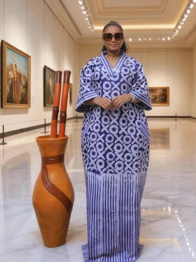 Plus Size African Dresses for Women – Traditional Dashiki Ankara Maxi Gown - Free Delivery Worldwide only at Flexi Africa