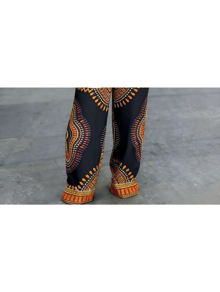 Plus Size Women’s Printed Suit Set (XL–8XL) – Casual Long Sleeve 2PC Outfit - Free Delivery Worldwide only at Flexi Africa