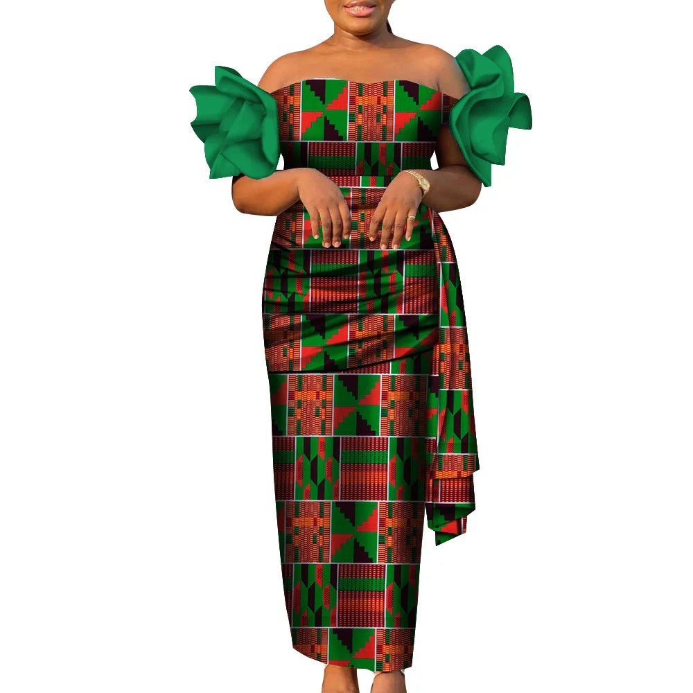 Sale!!! Summer dresses for women Elegant 2023 African dress woman novelty Floor - length Long Evening Party Wedding Clothing - Free Delivery Worldwide only at Flexi Africa