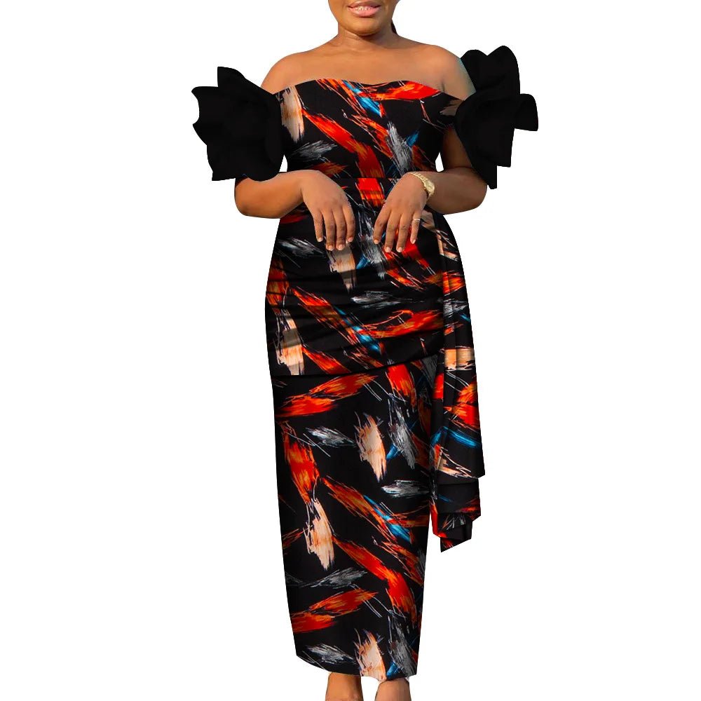 Sale!!! Summer dresses for women Elegant 2023 African dress woman novelty Floor - length Long Evening Party Wedding Clothing - Free Delivery Worldwide only at Flexi Africa