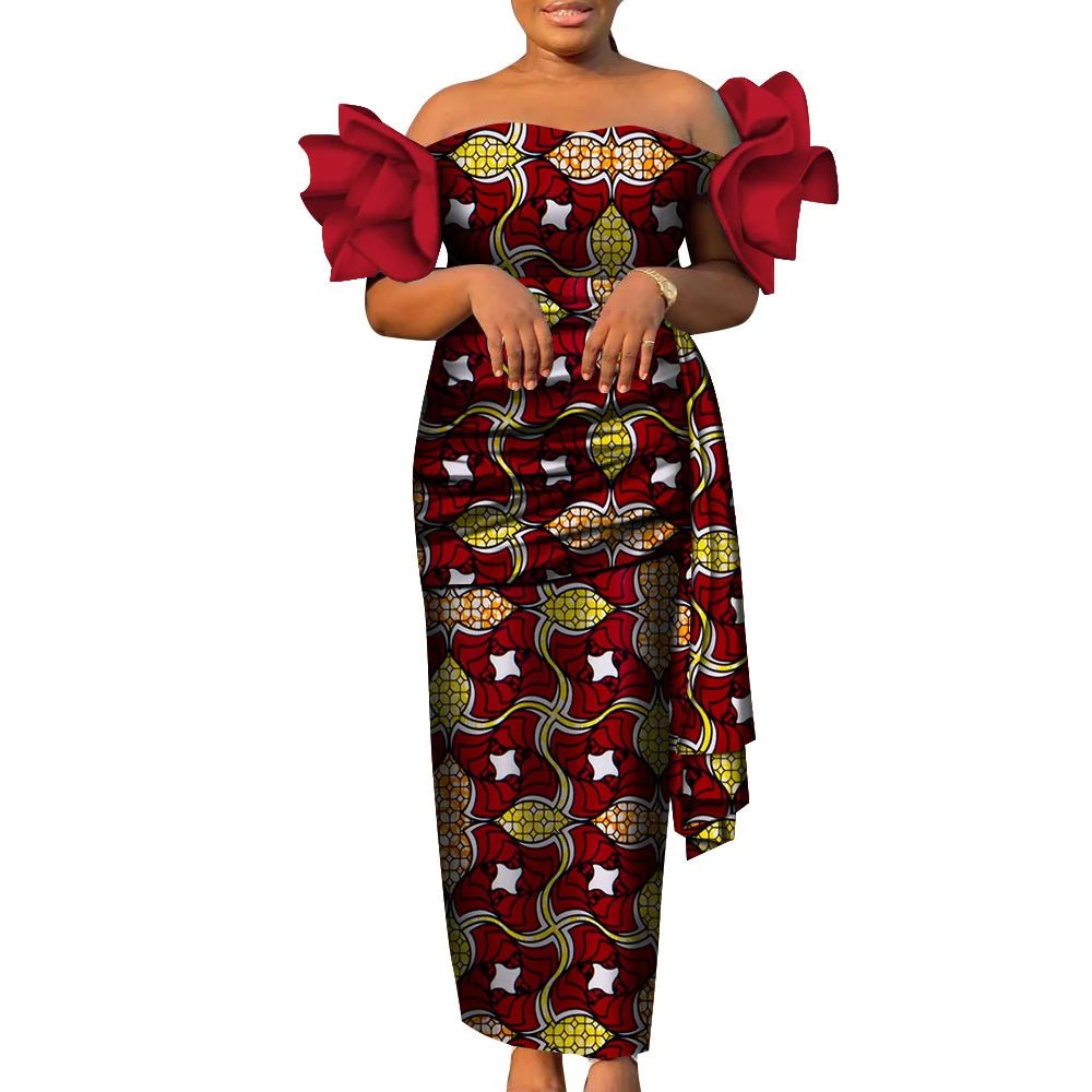 Sale!!! Summer dresses for women Elegant 2023 African dress woman novelty Floor - length Long Evening Party Wedding Clothing - Free Delivery Worldwide only at Flexi Africa