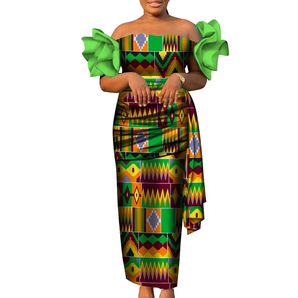 Sale!!! Summer dresses for women Elegant 2023 African dress woman novelty Floor - length Long Evening Party Wedding Clothing - Free Delivery Worldwide only at Flexi Africa