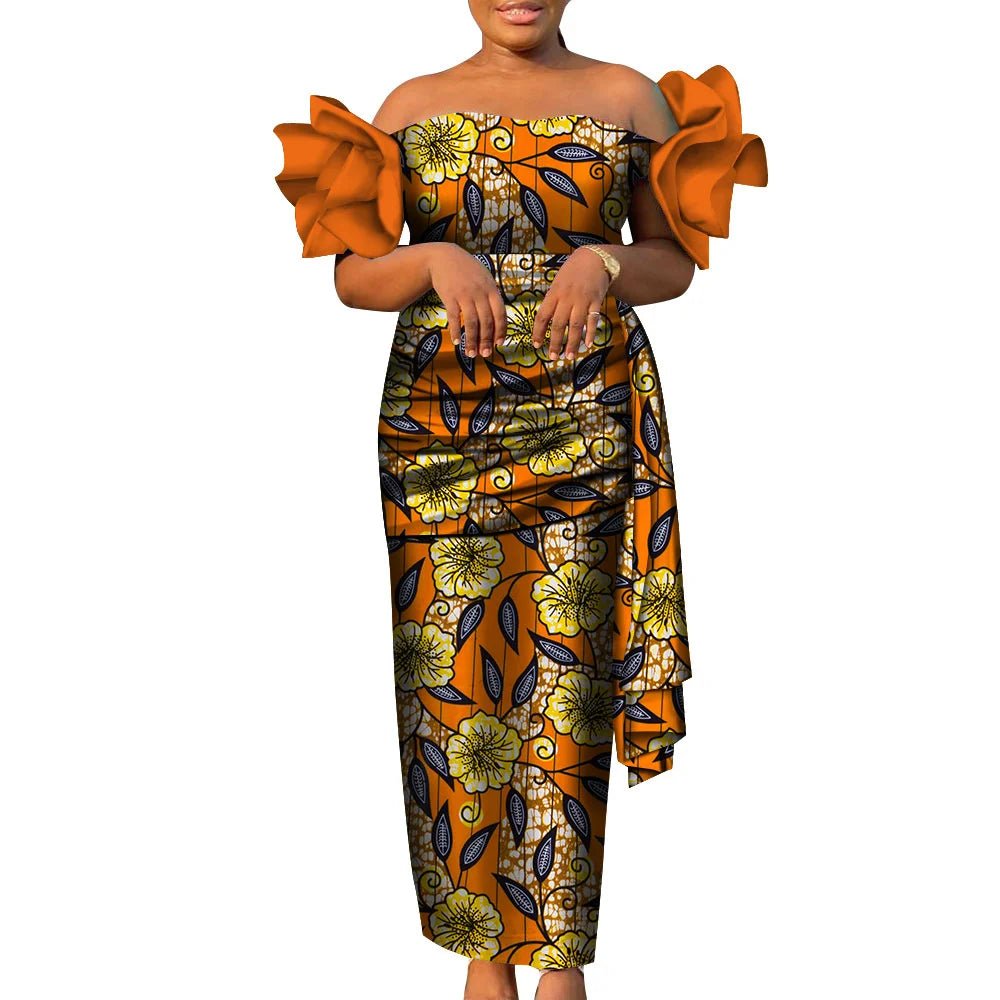 Sale!!! Summer dresses for women Elegant 2023 African dress woman novelty Floor - length Long Evening Party Wedding Clothing - Free Delivery Worldwide only at Flexi Africa