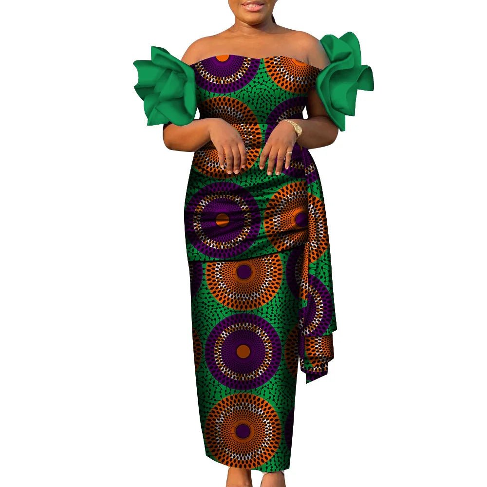 Sale!!! Summer dresses for women Elegant 2023 African dress woman novelty Floor - length Long Evening Party Wedding Clothing - Free Delivery Worldwide only at Flexi Africa
