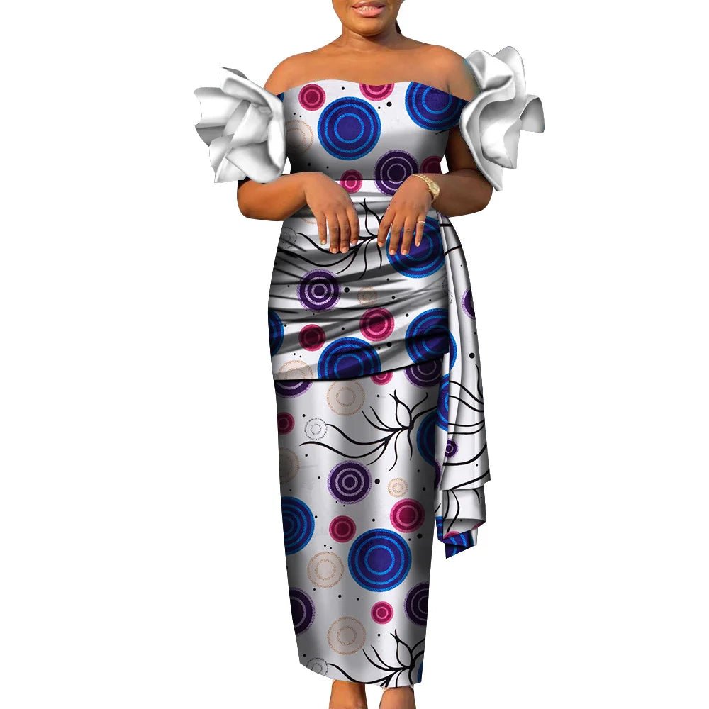 Sale!!! Summer dresses for women Elegant 2023 African dress woman novelty Floor - length Long Evening Party Wedding Clothing - Free Delivery Worldwide only at Flexi Africa