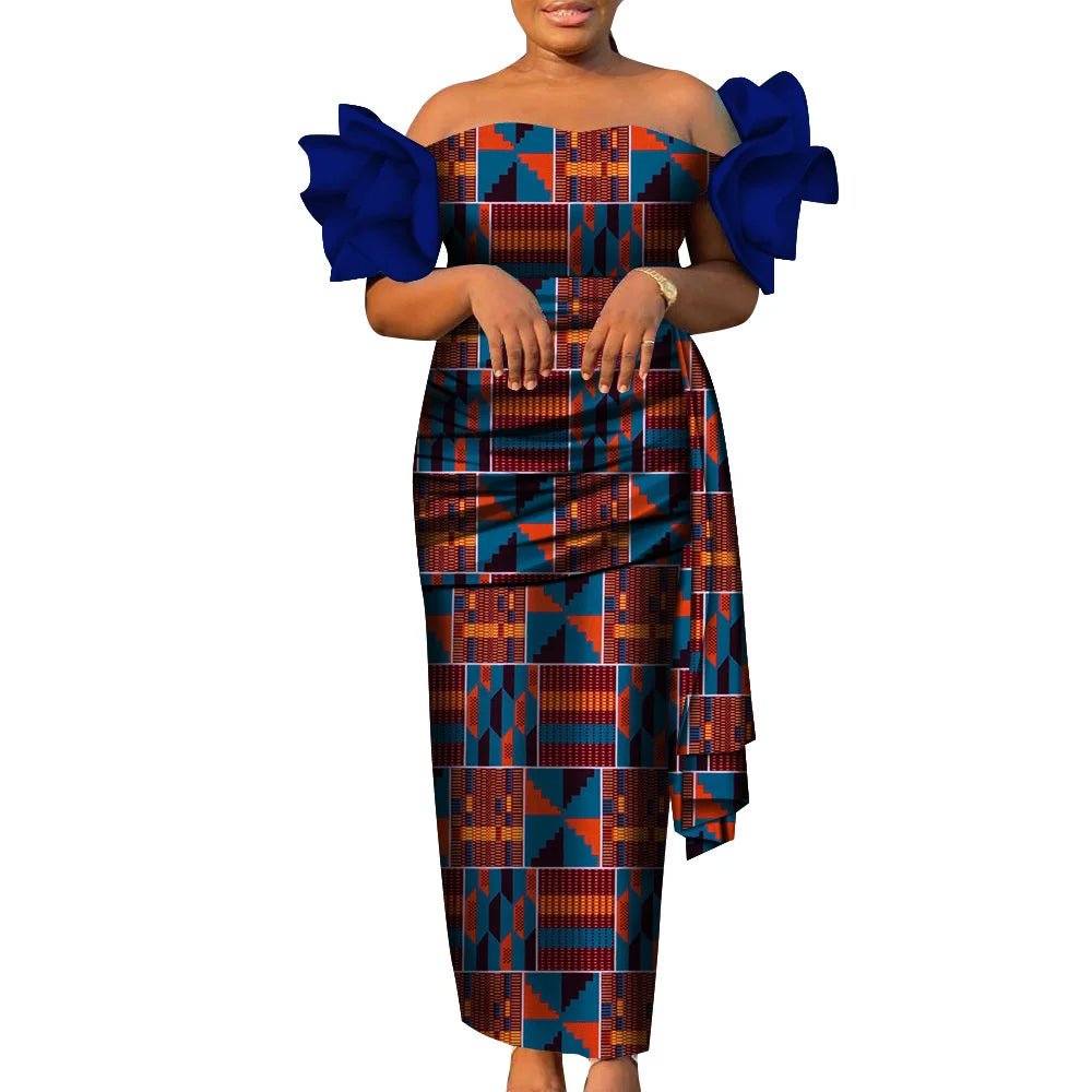 Sale!!! Summer dresses for women Elegant 2023 African dress woman novelty Floor - length Long Evening Party Wedding Clothing - Free Delivery Worldwide only at Flexi Africa