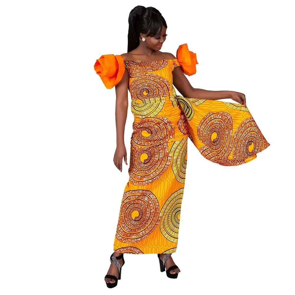 Sale!!! Summer dresses for women Elegant 2023 African dress woman novelty Floor - length Long Evening Party Wedding Clothing - Free Delivery Worldwide only at Flexi Africa
