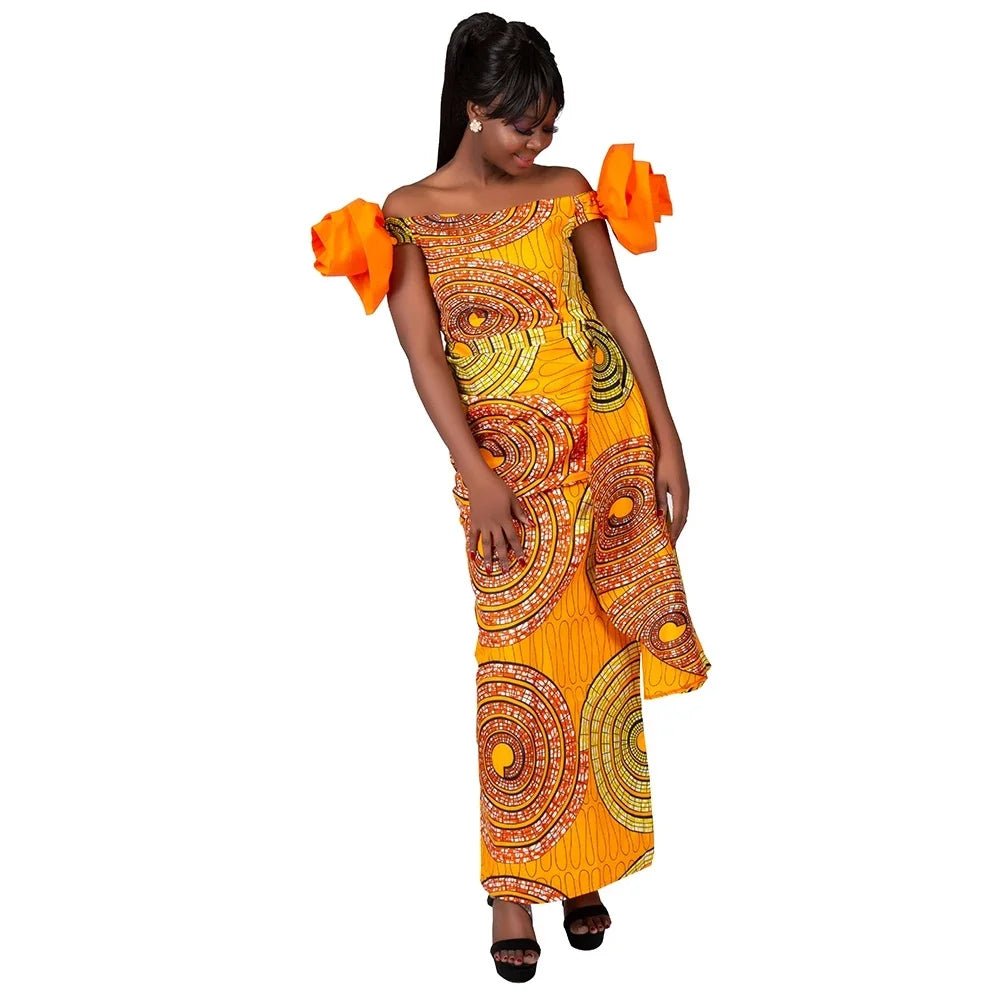 Sale!!! Summer dresses for women Elegant 2023 African dress woman novelty Floor - length Long Evening Party Wedding Clothing - Free Delivery Worldwide only at Flexi Africa