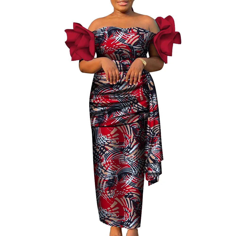 Sale!!! Summer dresses for women Elegant 2023 African dress woman novelty Floor - length Long Evening Party Wedding Clothing - Free Delivery Worldwide only at Flexi Africa