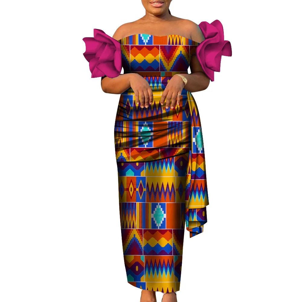 Sale!!! Summer dresses for women Elegant 2023 African dress woman novelty Floor - length Long Evening Party Wedding Clothing - Free Delivery Worldwide only at Flexi Africa