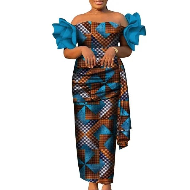 Sale!!! Summer dresses for women Elegant 2023 African dress woman novelty Floor - length Long Evening Party Wedding Clothing - Free Delivery Worldwide only at Flexi Africa