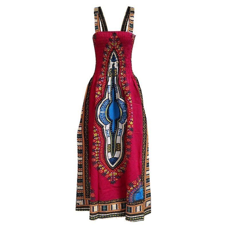 Sexy Backless Dress Summer Dashiki Casual Sundress Beach Women - Flexi Africa - Free Delivery Worldwide - FREE POST