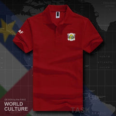 Stay Cool and Stylish with Centrafrique CAF Polo Shirts - Breathable Cotton for Maximum Comfort - Flexi Africa Free Delivery