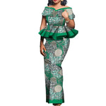 Traditional African 2PC Outfit – Dashiki Top and Skirt Set for Women - Free Delivery Worldwide only at Flexi Africa