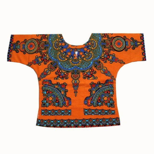 Unisex Stylish and Comfortable Dashiki Dress - Traditional African Clothing Children in Soft Cotton Fabric - Free Delivery