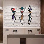 Vibrant African Girl Wall Art Set – Ethnic Style Living Room Décor - Free Delivery Worldwide only at Flexi Africa