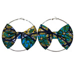 Women’s African Fashion Earrings – Handmade Circle Statement Accessories - Free Delivery Worldwide only at Flexi Africa