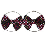 Women’s African Fashion Earrings – Handmade Circle Statement Accessories - Free Delivery Worldwide only at Flexi Africa