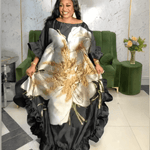 Women’s African Kaftan Abaya Dress – Long Dashiki Ankara Traditional Gown - Free Delivery Worldwide only at Flexi Africa