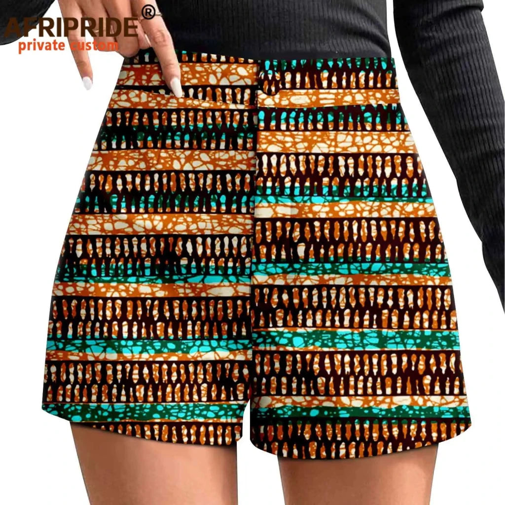 Buy Women’s Ankara Print High-Waisted Athletic Shorts – Casual Summer Style with Pockets for only $12.78 at Flexi Africa!