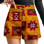 Buy Women’s Ankara Print High-Waisted Athletic Shorts – Casual Summer Style with Pockets for only $12.78 at Flexi Africa!
