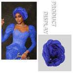 Women’s Nigerian Auto Gele – Stylish Wedding & Party Headscarf - Free Delivery Worldwide only at Flexi Africa
